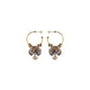Ayala Bar Jewelry Ayala Bar Drops of Gold Set,Elegant Hoops Earring, Paix