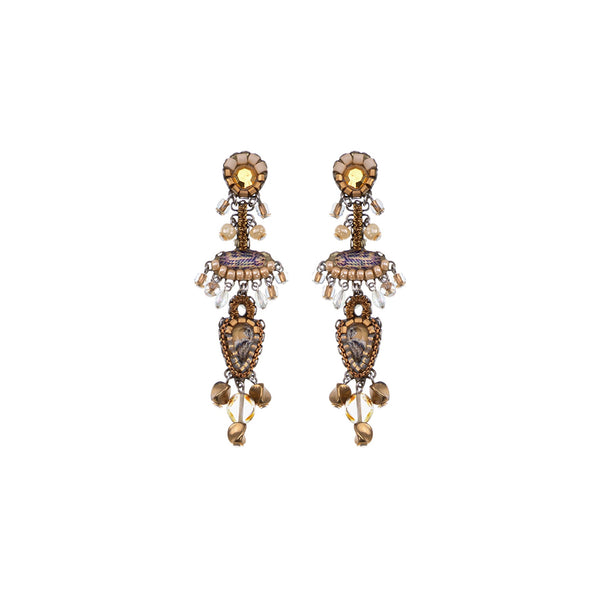 Ayala Bar Jewelry Ayala Bar Drops of Gold Set,Long Earring,Serenita