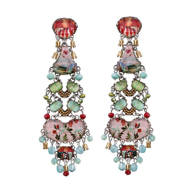 Ayala Bar Jewelry Ayala Bar Elegant Earrings Flower Garden   Set, Dahlia