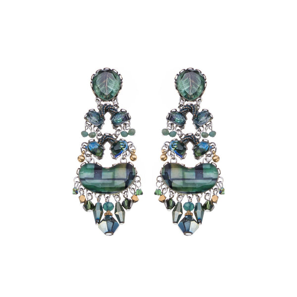 Ayala Bar Jewelry Ayala Bar Emerald Reflection Set, Auralis Earrings