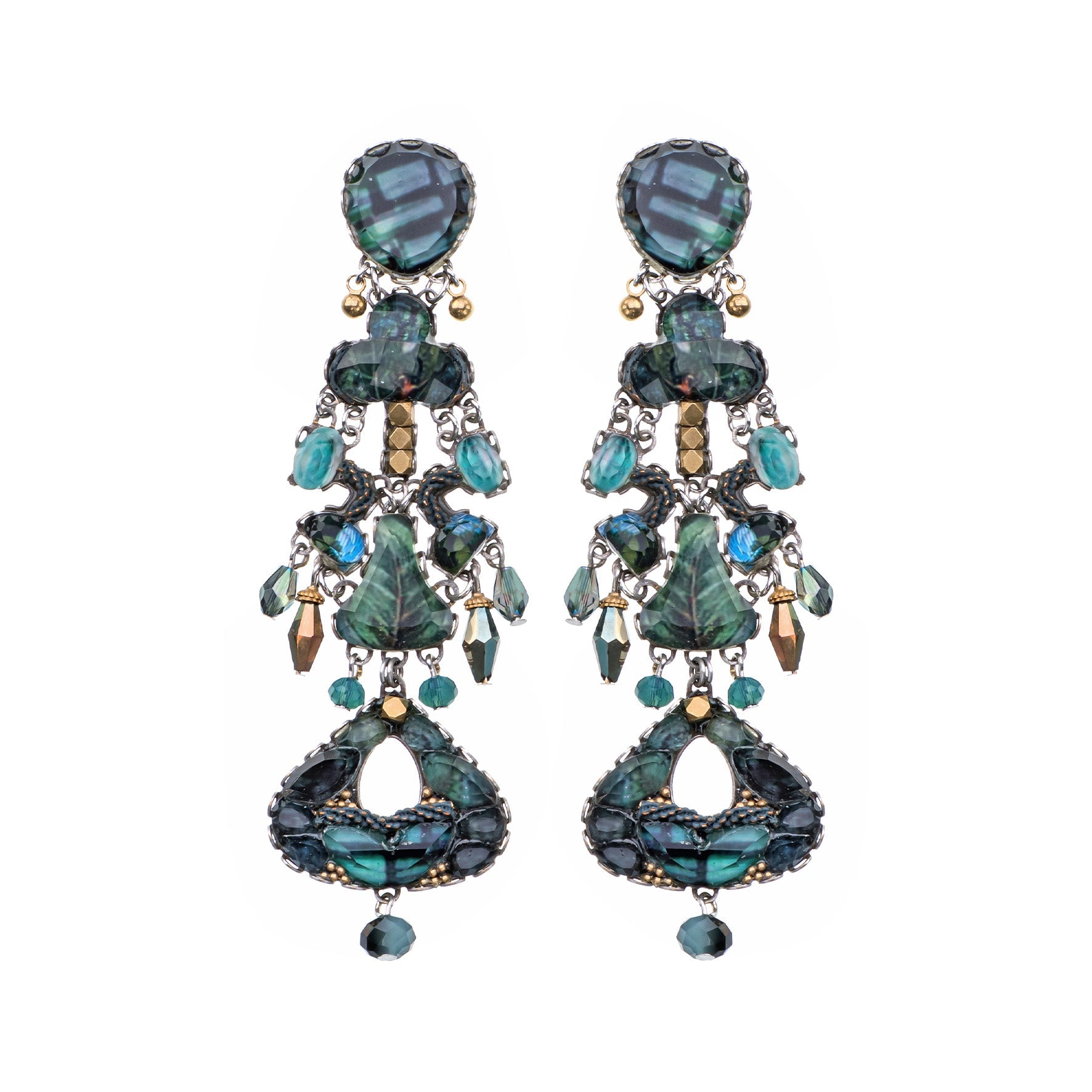 Ayala Bar Jewelry Ayala Bar Emerald Reflection Set, Elowen Earrings