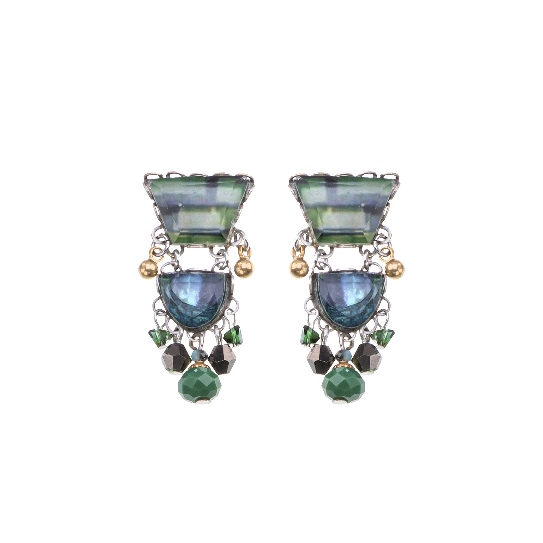 Ayala Bar Jewelry Ayala Bar Emerald Reflection Set, Everelle Earrings