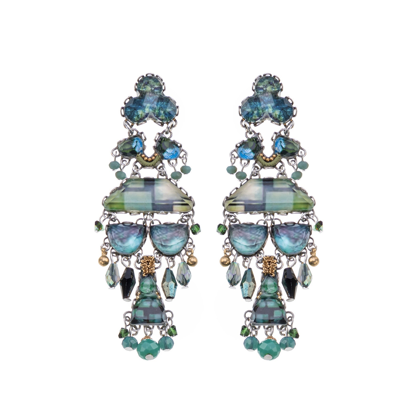 Ayala Bar Jewelry Ayala Bar Emerald Reflection Set, Mossira Earrings