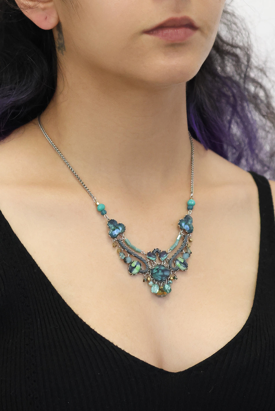 Ayala Bar Jewelry Ayala Bar Emerald Reflection Set, Virentia Necklace