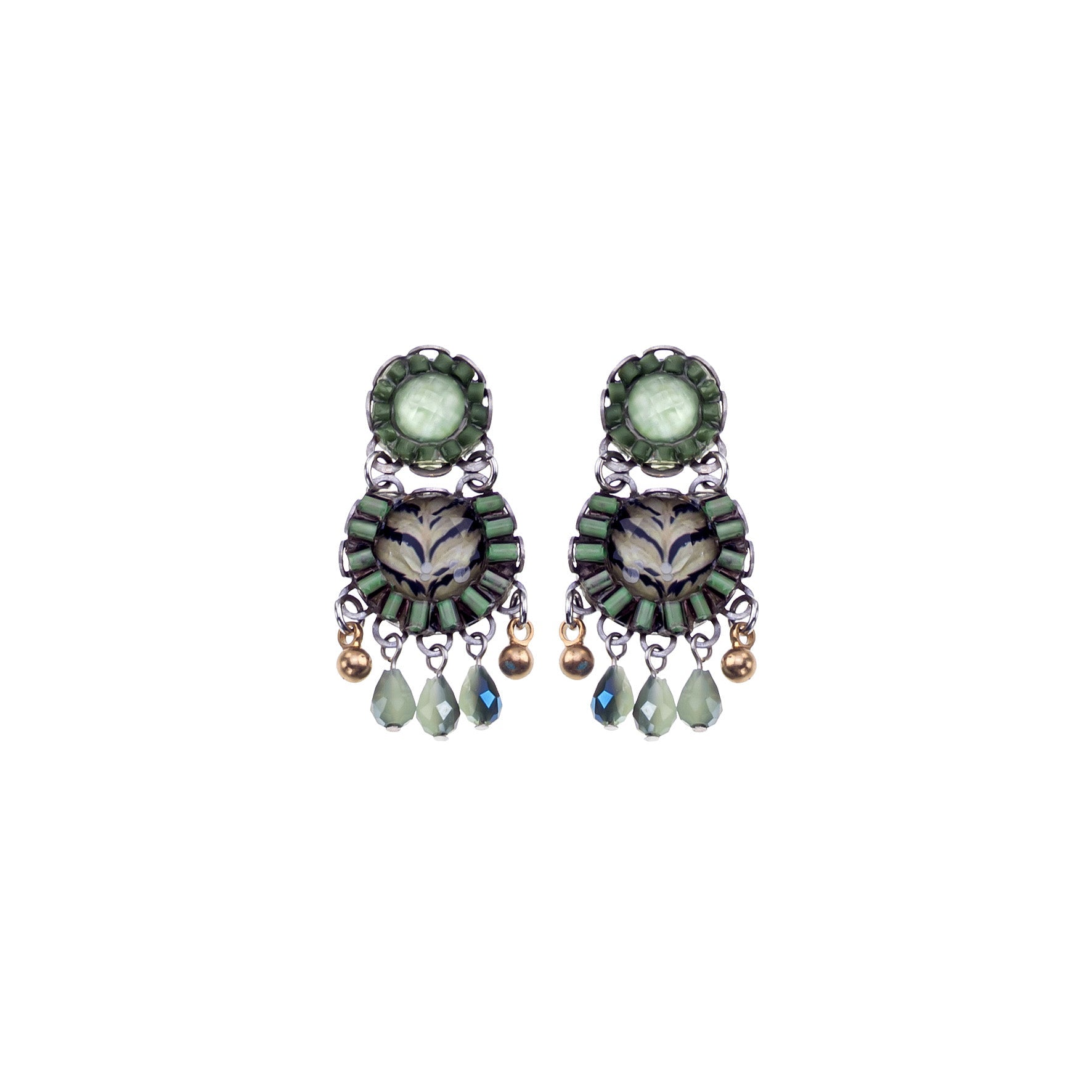 Ayala Bar Jewelry Ayala Bar Eucalyptus Set, Florin Earrings