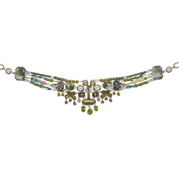 Ayala Bar Jewelry Ayala Bar Forest Reflection Set,Glass choker Necklace, Sargazo