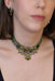 Ayala Bar Jewelry Ayala Bar Forest Reflection Set,Glass choker Necklace, Sargazo