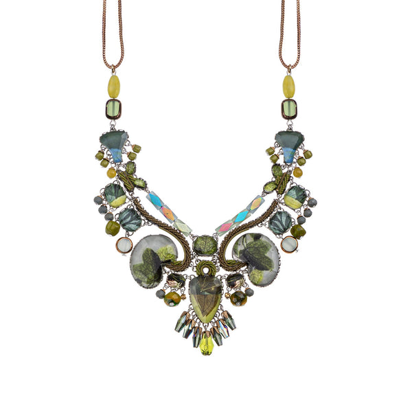 Ayala Bar Jewelry Ayala Bar Forest Reflection Set,Glass Necklace,Seetang
