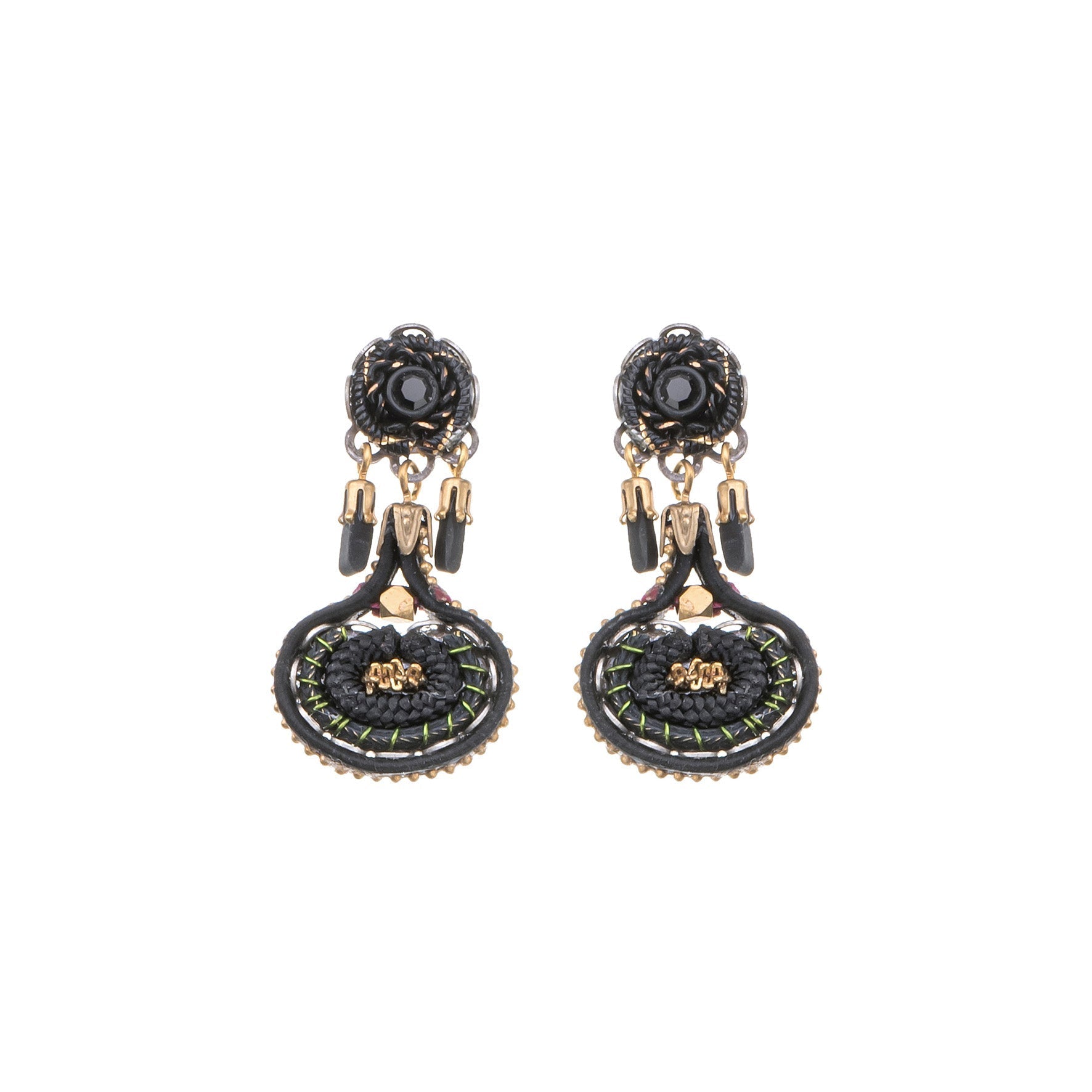 Ayala Bar Jewelry Ayala Bar Gilded Black Set, Blackora Earrings