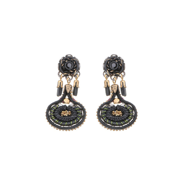 Ayala Bar Jewelry Ayala Bar Gilded Black Set, Blackora Earrings