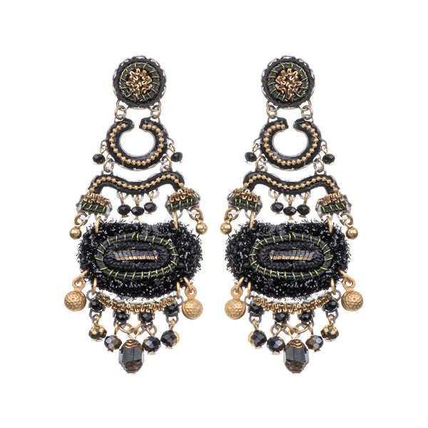 Ayala Bar Jewelry Ayala Bar Gilded Black Set, Lanore Earrings
