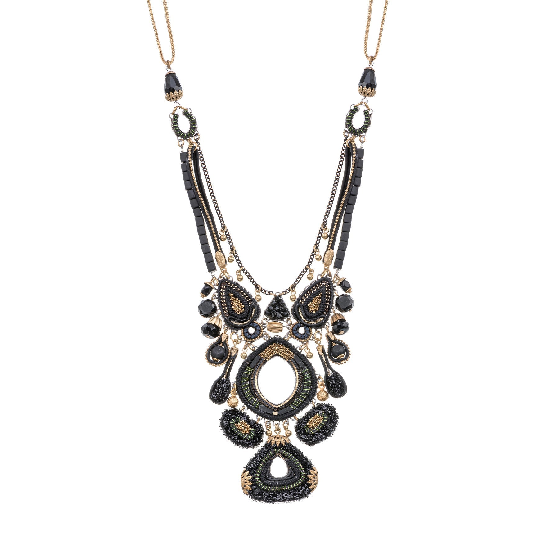 Ayala Bar Jewelry Ayala Bar Gilded Black Set, Obscura Necklace