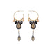 Ayala Bar Jewelry Ayala Bar Gilded Black Set, Orzia Earrings