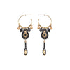 Ayala Bar Jewelry Ayala Bar Gilded Black Set, Orzia Earrings