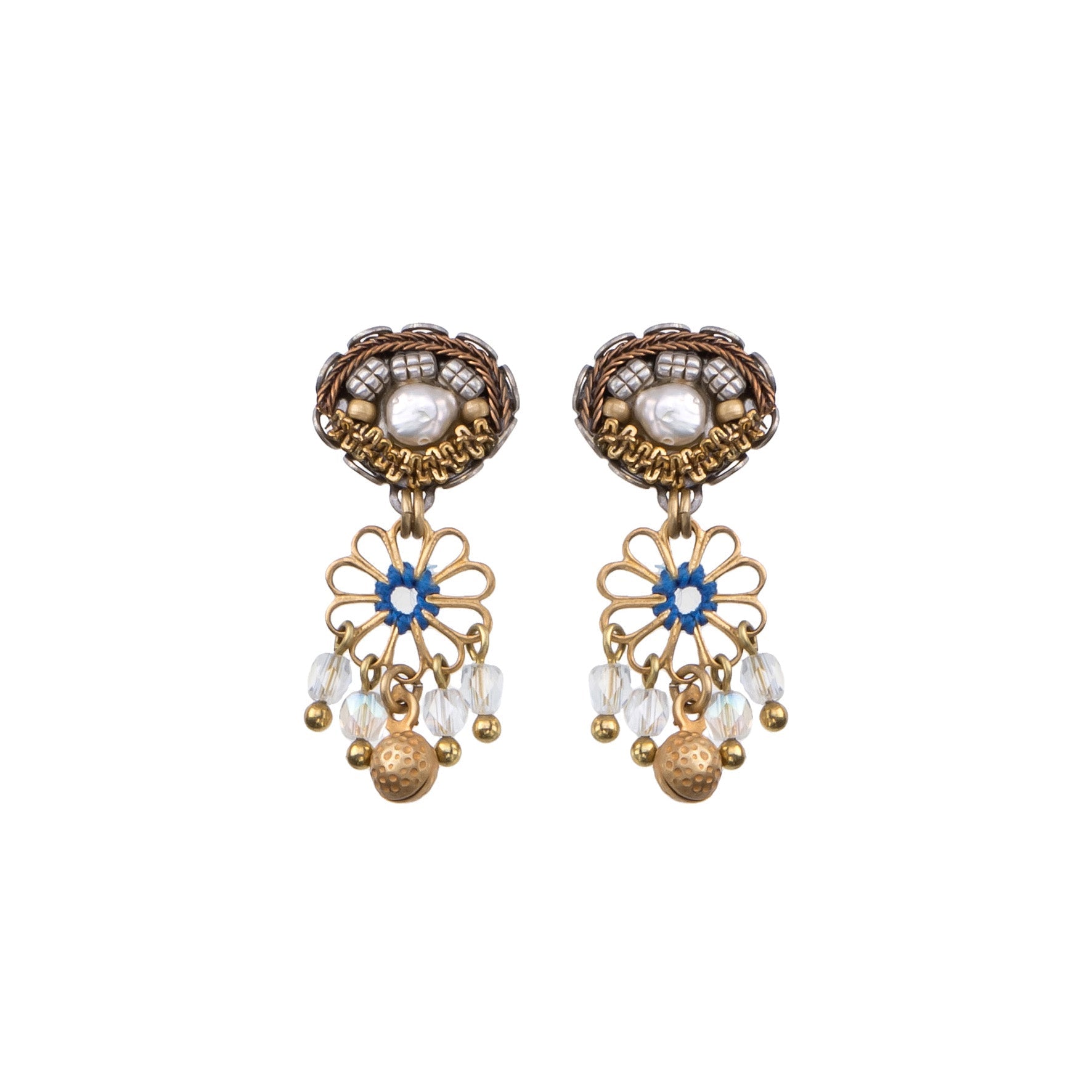 Ayala Bar Jewelry Ayala Bar Gold Flower Earrings Gold Totem Set, Althea