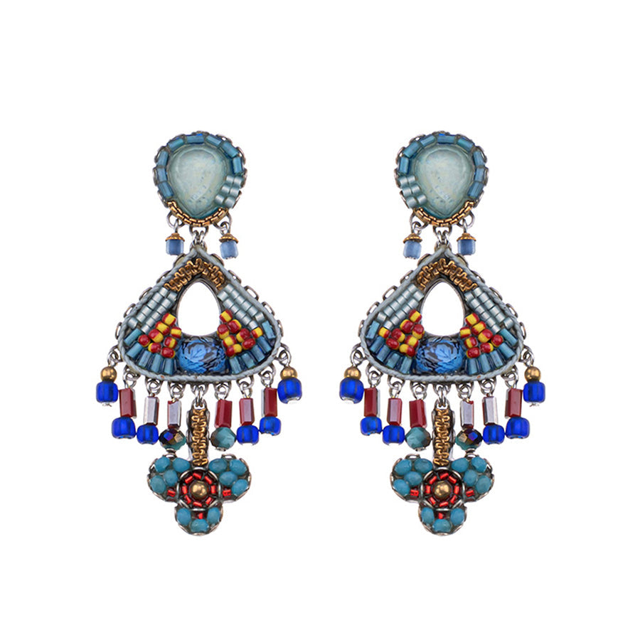 Ayala Bar Jewelry Ayala Bar Heatwave Set, Handmade Beaded Earrings, Sunset