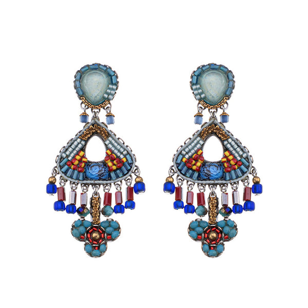 Ayala Bar Jewelry Ayala Bar Heatwave Set, Handmade Beaded Earrings, Sunset