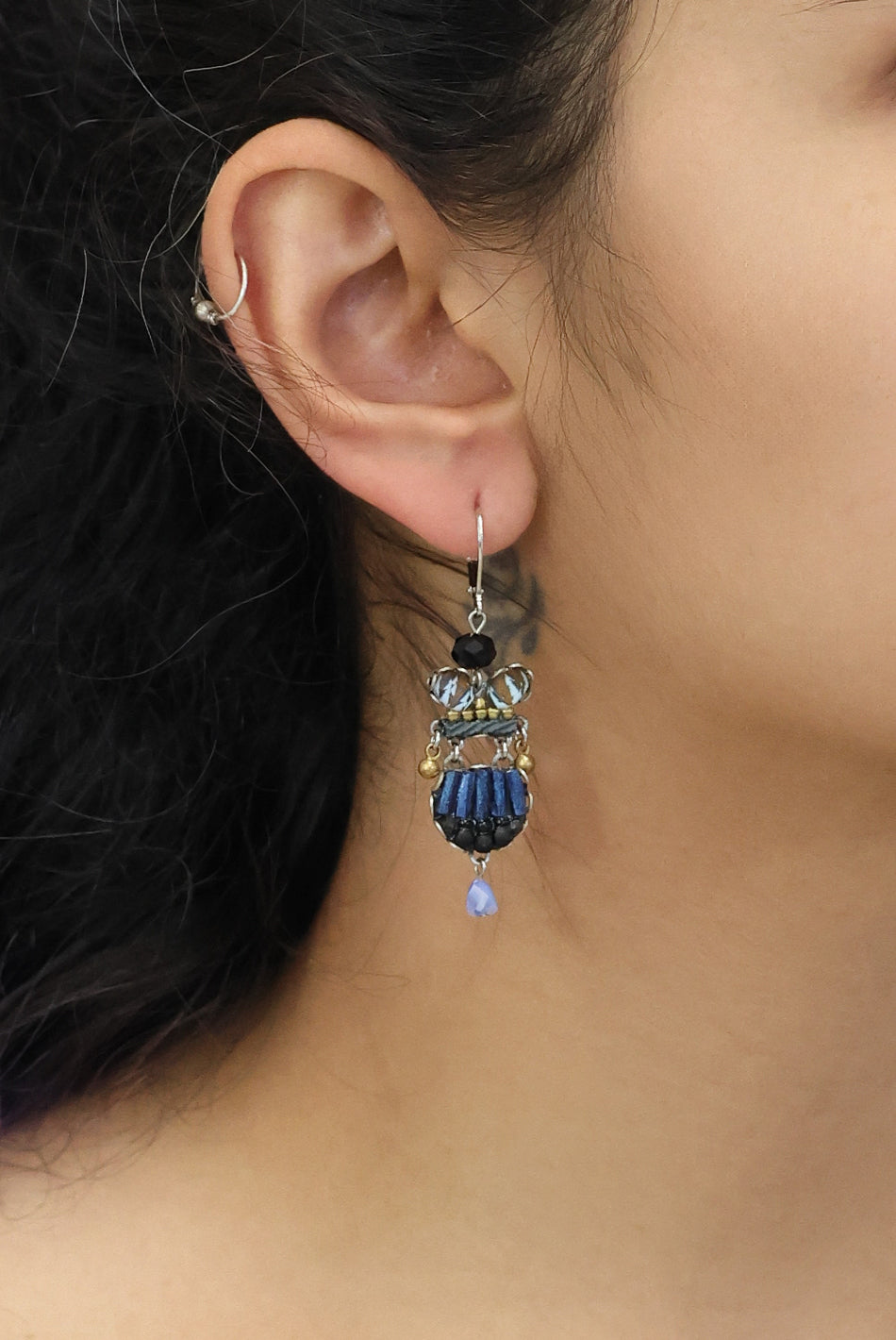Ayala Bar Jewelry Ayala Bar Indigo Summits Set, Leila Earrings