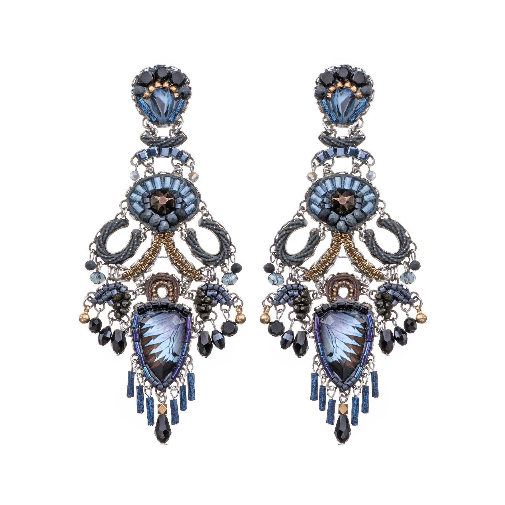 Ayala Bar Jewelry Ayala Bar Indigo Summits Set, Nightmaris Earrings