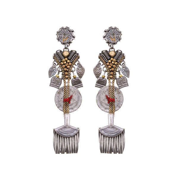 Ayala Bar Jewelry Ayala Bar Metal Bloom Set, Braniva Earrings