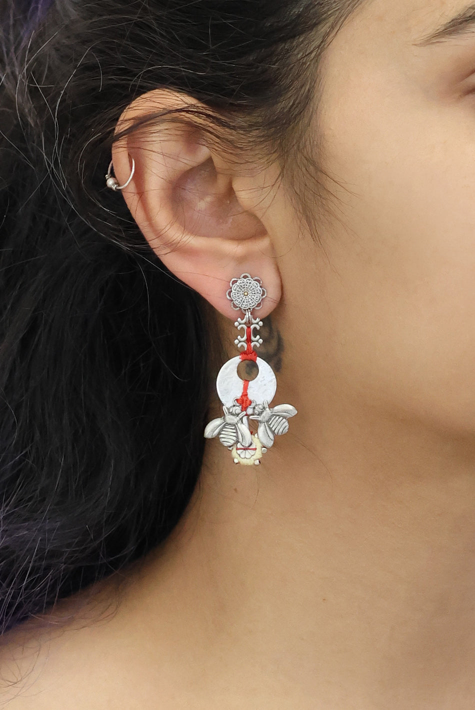 Ayala Bar Jewelry Ayala Bar Metal Bloom Set, Myrrena Earrings