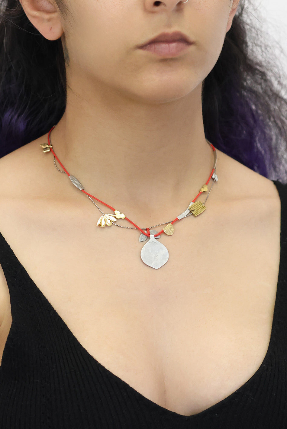 Ayala Bar Jewelry Ayala Bar Metal Bloom Set, Yarika Necklace