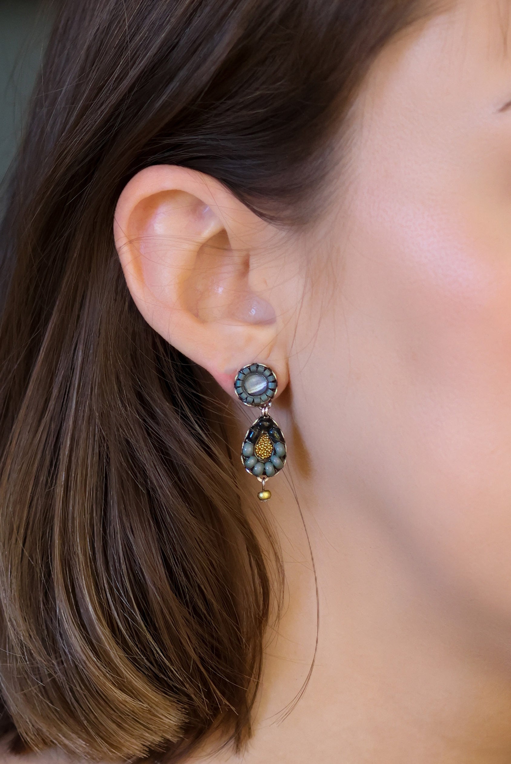 Ayala Bar Jewelry Ayala Bar Moonlight Shimmer Set,Beaded Dangles Earring,Brillo