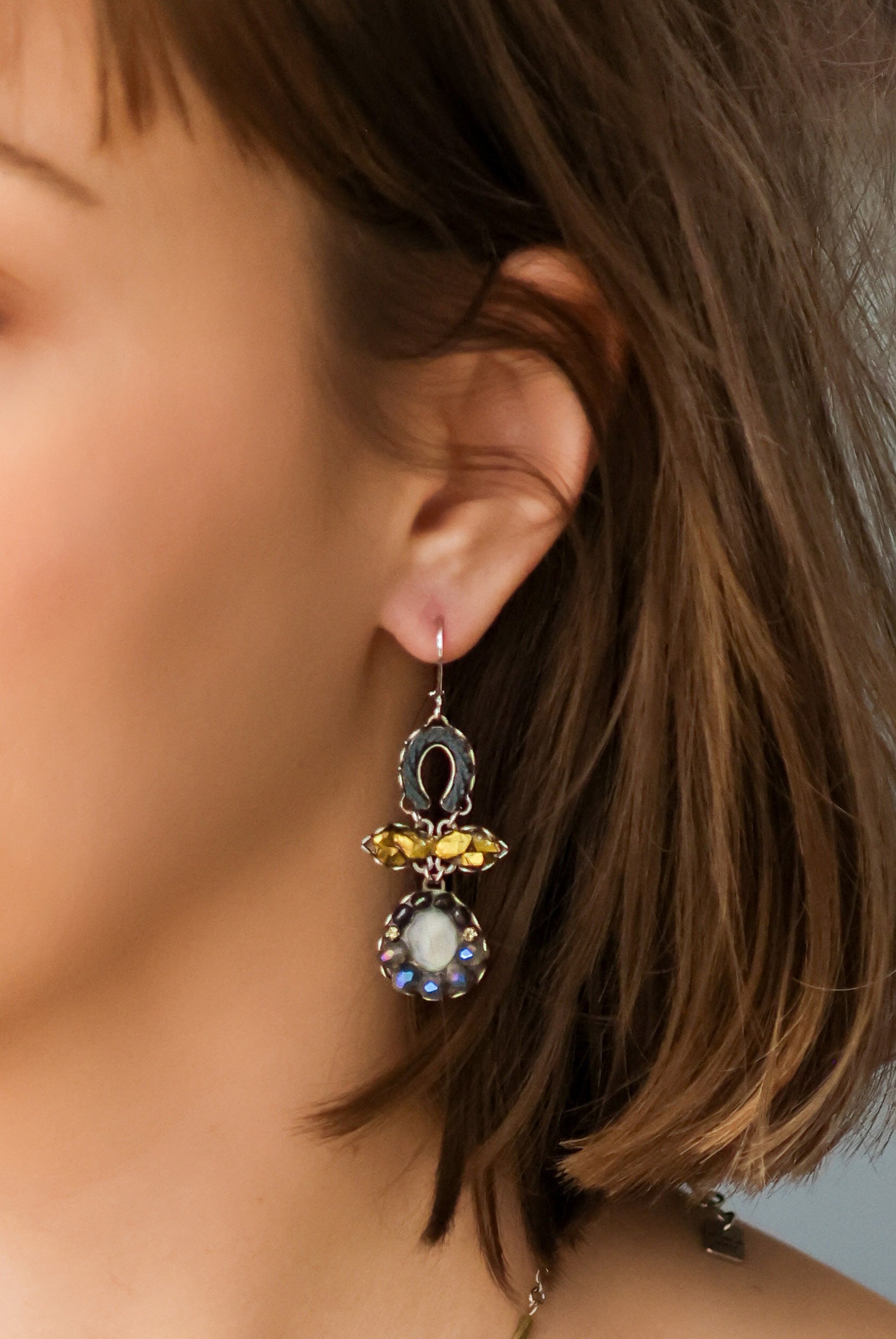 Ayala Bar Jewelry Ayala Bar Moonlight Shimmer Set,Beaded Dangles Earring, Calm