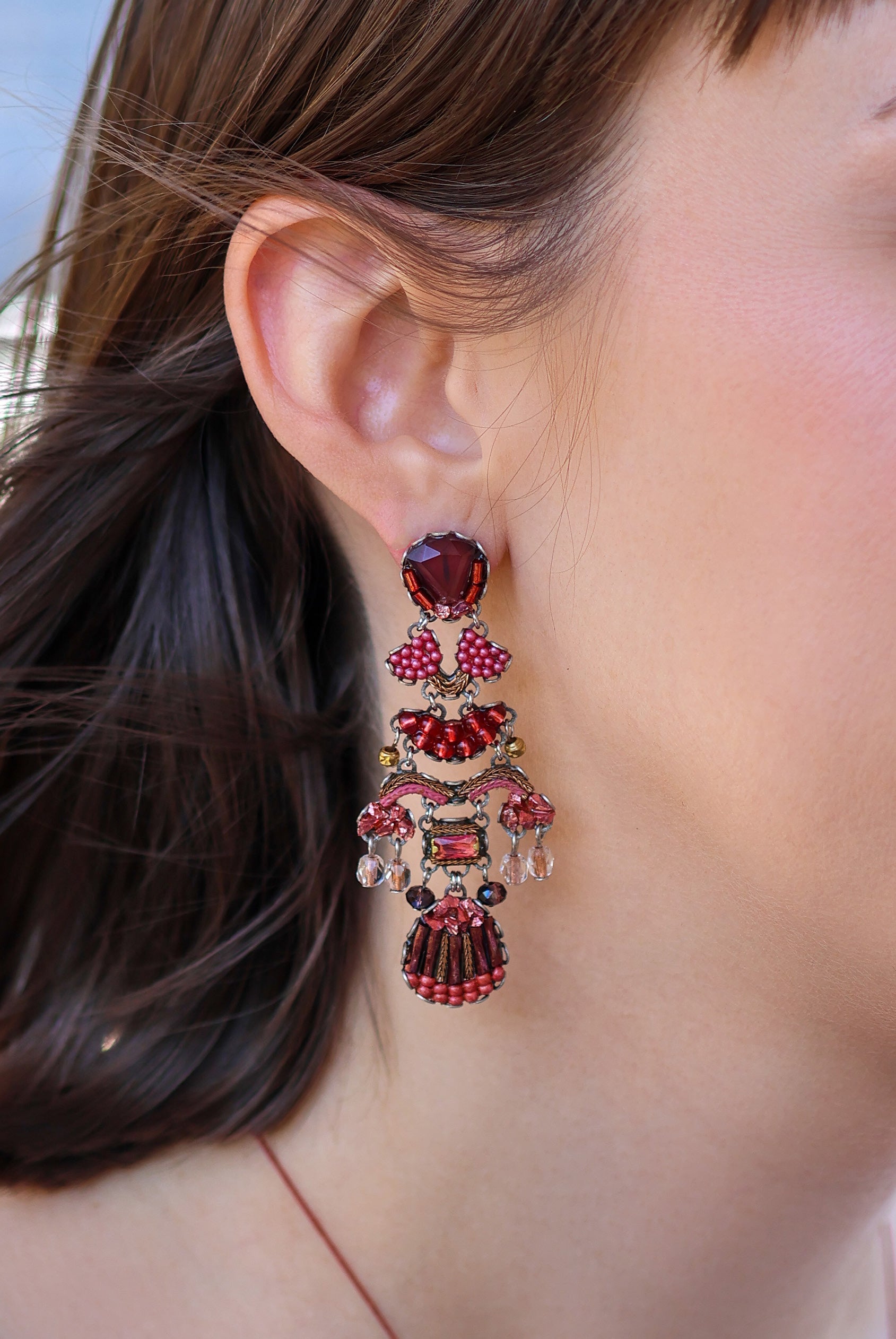 Ayala Bar Jewelry Ayala Bar Mulled Wine Set,Statement Earring, Placido