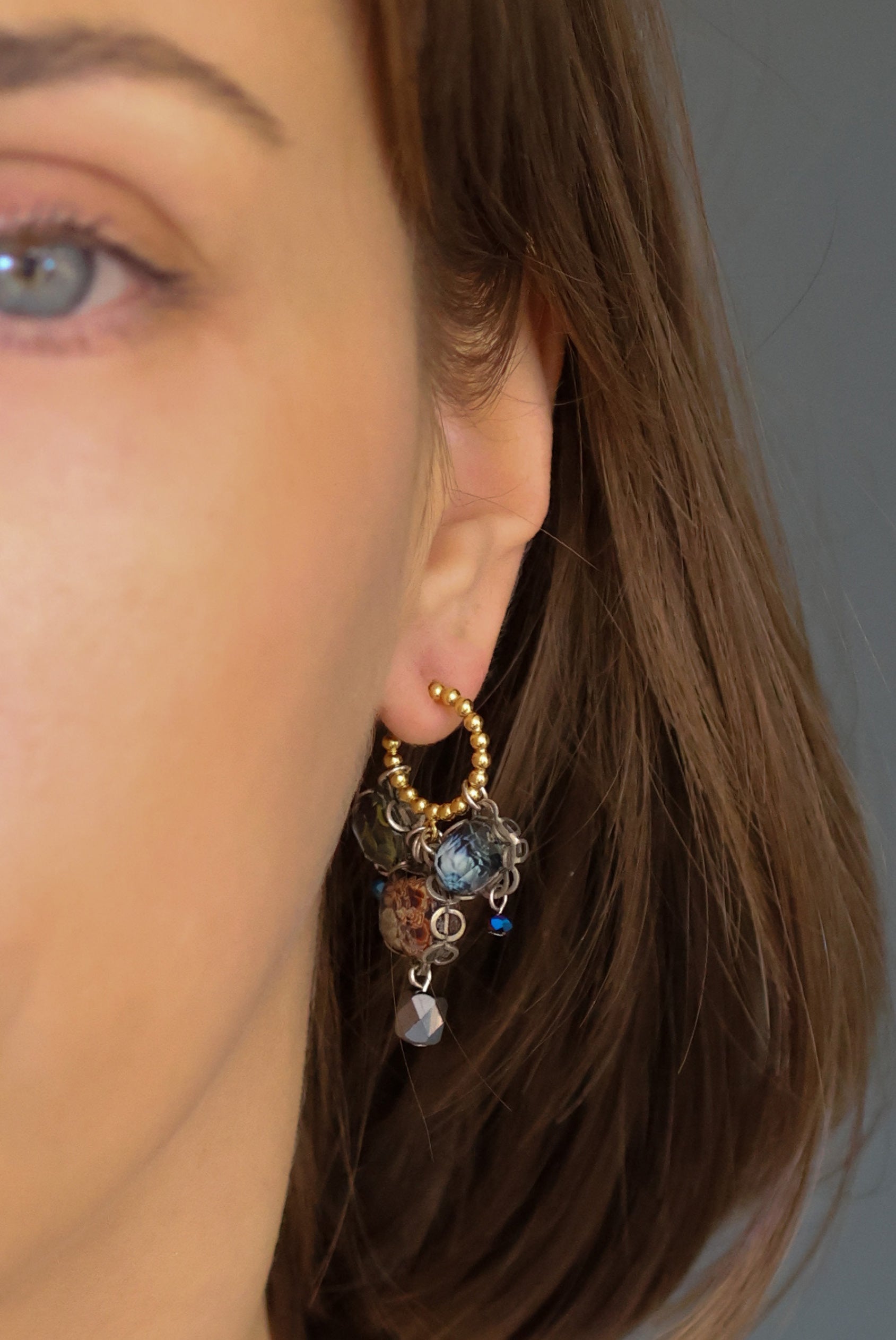 Ayala Bar Jewelry Ayala Bar Mystic Lantern Set,Hoop Earring, Kama