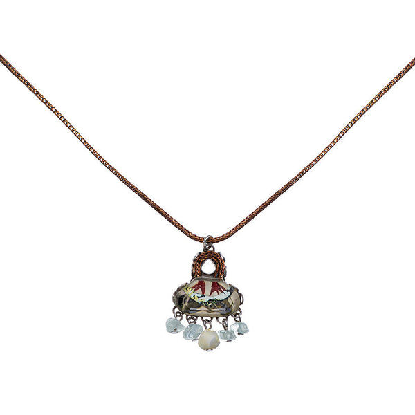 Ayala Bar Jewelry Ayala Bar Neptune's Garden Set, Glass Necklace, Kombu