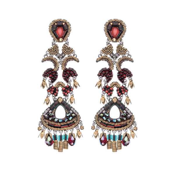 Ayala Bar Jewelry Ayala Bar Noble Wine Set, Burgundy Earrings