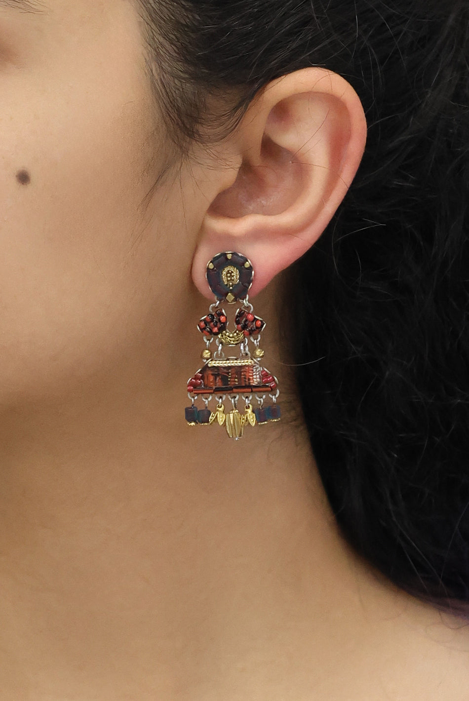 Ayala Bar Jewelry Ayala Bar Noble Wine Set, Carmin Earrings