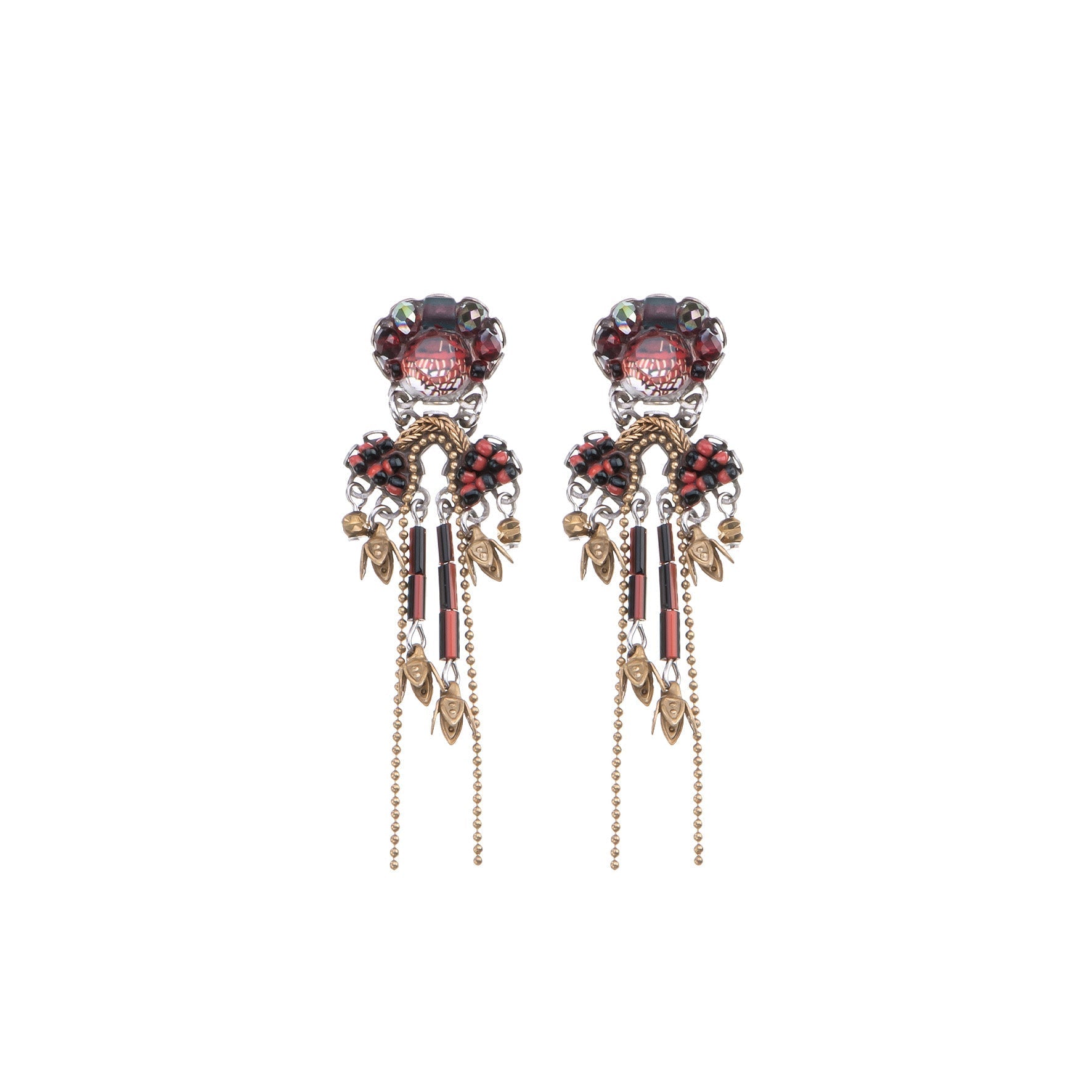 Ayala Bar Jewelry Ayala Bar Noble Wine Set, Flame Earrings