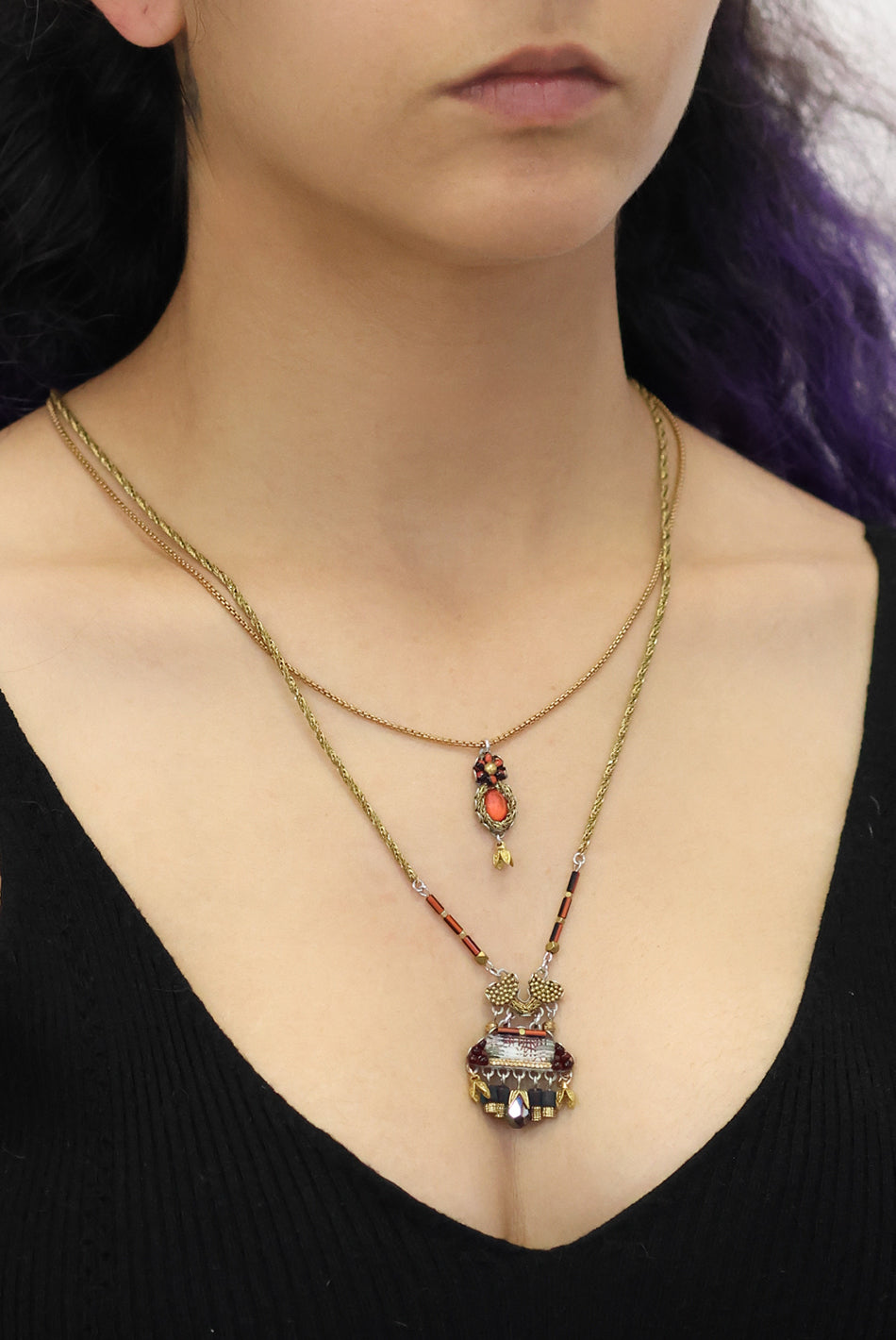 Ayala Bar Jewelry Ayala Bar Noble Wine Set, Garnet Necklace