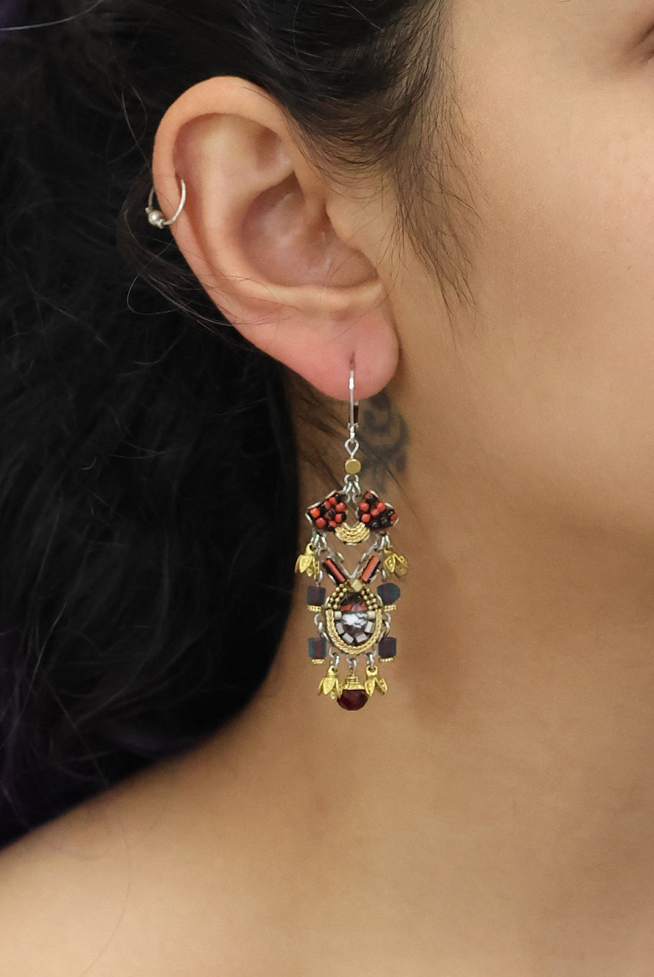 Ayala Bar Jewelry Ayala Bar Noble Wine Set, Ruby Earrings