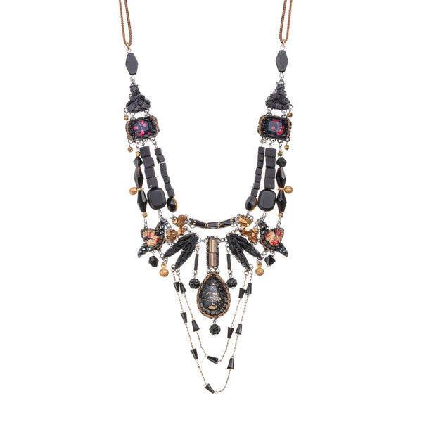 Ayala Bar Jewelry Ayala Bar Obsidian Night Set,Artisan Necklace,Cinder