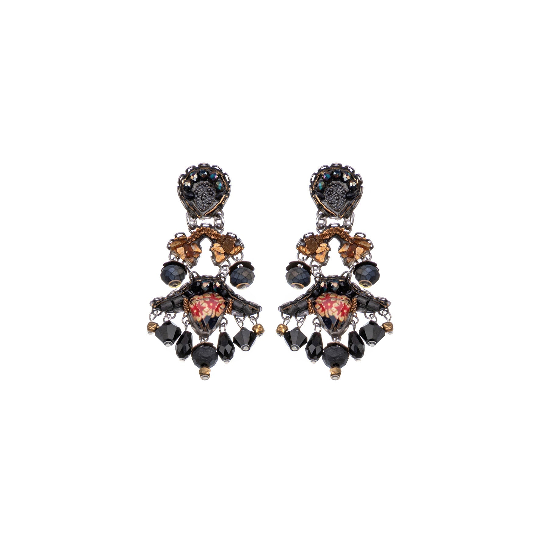 Ayala Bar Jewelry Ayala Bar Obsidian Night Set,Beaded Earring,Sumi