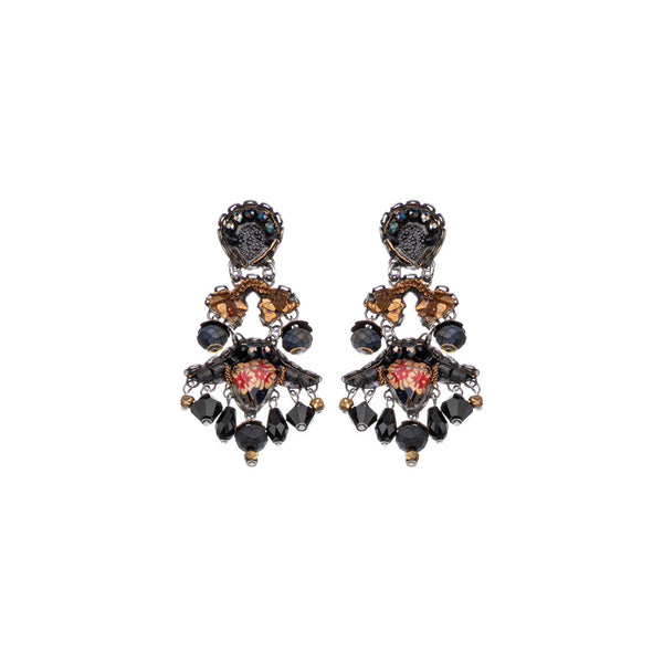 Ayala Bar Jewelry Ayala Bar Obsidian Night Set,Beaded Earring,Sumi