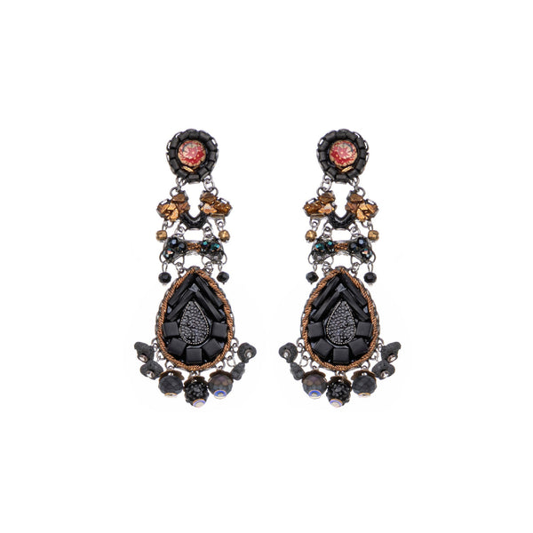 Ayala Bar Jewelry Ayala Bar Obsidian Night Set,Bold Earring,Ardent