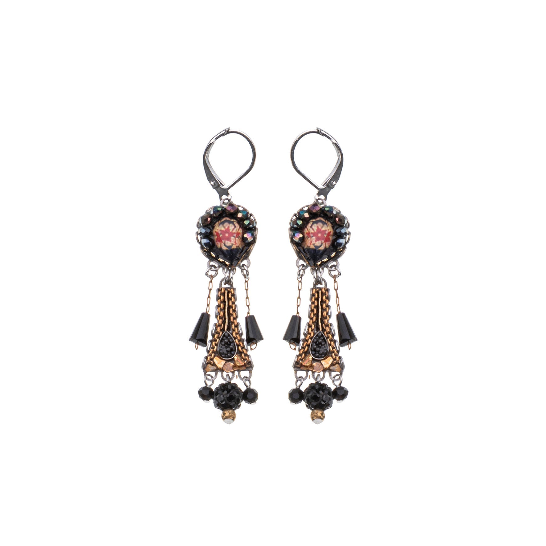 Ayala Bar Jewelry Ayala Bar Obsidian Night Set, Earring,Ardor