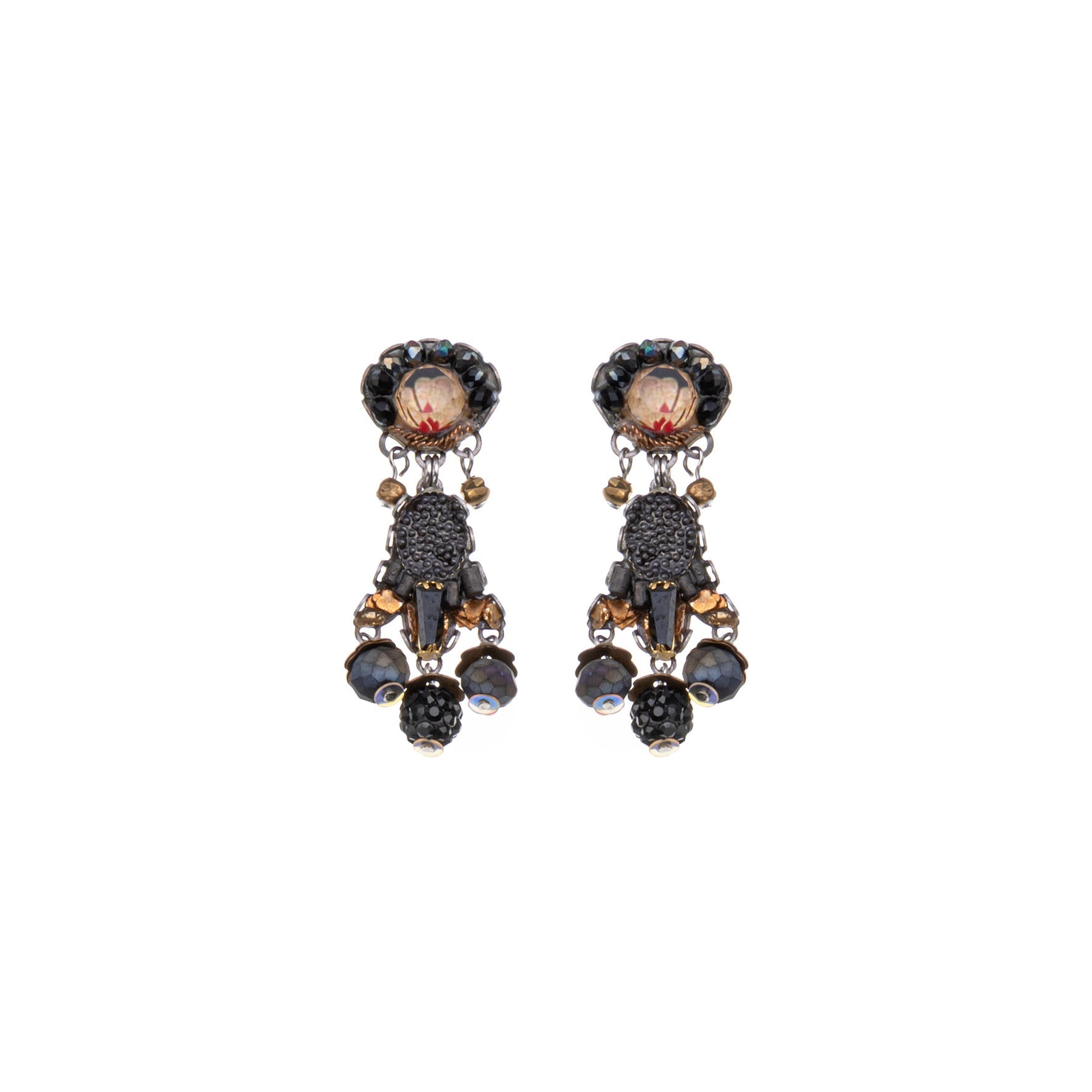 Ayala Bar Jewelry Ayala Bar Obsidian Night Set, Earring,Spitha
