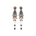 Ayala Bar Jewelry Ayala Bar Obsidian Night Set,Long Dangle Earring, Coal
