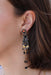 Ayala Bar Jewelry Ayala Bar Obsidian Night Set,Long Dangle Earring, Coal