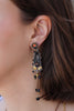 Ayala Bar Jewelry Ayala Bar Obsidian Night Set,Long Dangle Earring, Coal