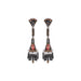 Ayala Bar Jewelry Ayala Bar Obsidian Night Set,Long Earring, Cenere