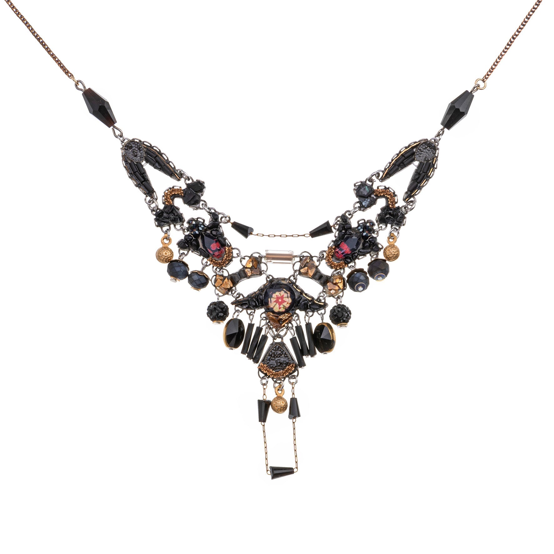 Ayala Bar Jewelry Ayala Bar Obsidian Nighty Set,Beaded Necklace,Braise