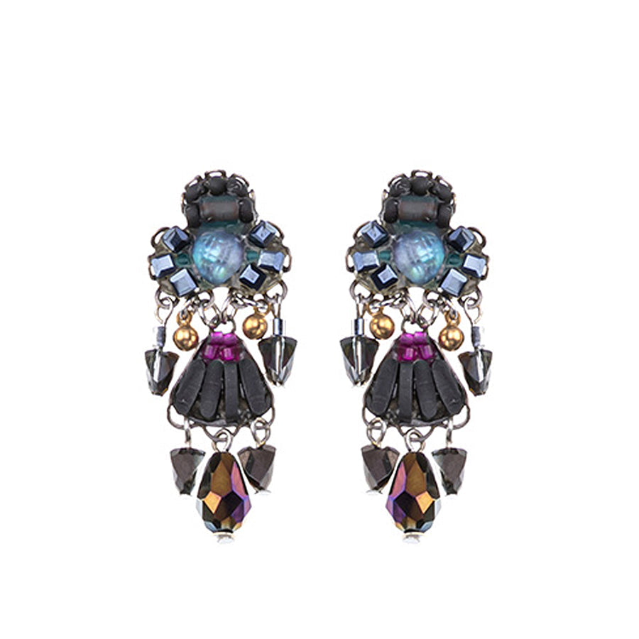 Ayala Bar Jewelry Ayala Bar Obsidian Set, Black Beaded Earrings, Ebony