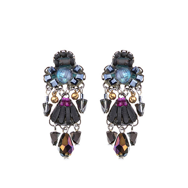 Ayala Bar Jewelry Ayala Bar Obsidian Set, Black Beaded Earrings, Ebony