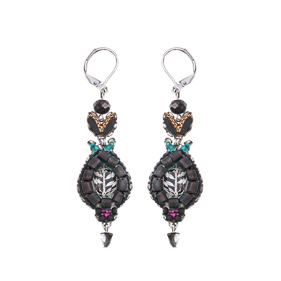 Ayala Bar Jewelry Ayala Bar Obsidian Set, Black Drop Earrings, Ink